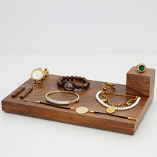 Load image into Gallery viewer, Wood Jewelery Organizer Stand