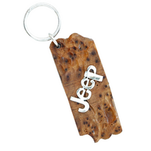 Load image into Gallery viewer, Wood Car Keychain suit for Jeep