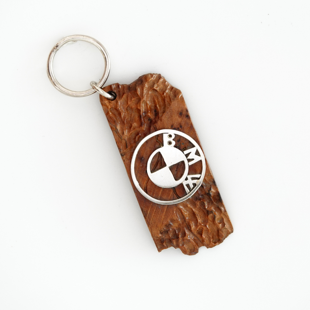 Wood Car Keychain suit for BMW