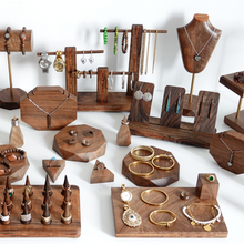 Load image into Gallery viewer, Wood Jewelery Organizer Stand