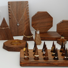 Load image into Gallery viewer, Necklace Display Stand, Wood Necklace Display Holder