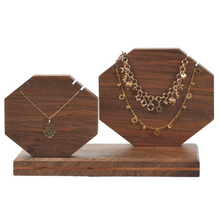 Load image into Gallery viewer, Wood Necklace Display Stand