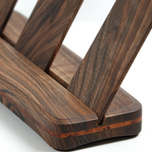 Load image into Gallery viewer, Wood earring stand, wood earring holder, stud stand, earring display