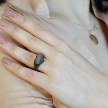 Load image into Gallery viewer, Walnut heart ring, Handmade bentwood ring for women and for men