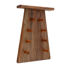 Load image into Gallery viewer, Multiple Rolling Pin Rack, Wooden Rolling Pin Shelf, Rolling Pin, Farmhouse Style Storage