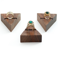 Load image into Gallery viewer, Wood Ring Display Stand, Ring Display Holder