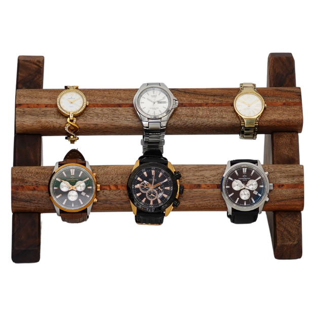 Extra Large Watch Display with luxury hardwood, Watch Storage, Watch Rack, watch organizer, watch holder