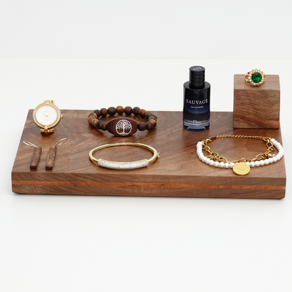 Wood Jewelery Organizer Stand