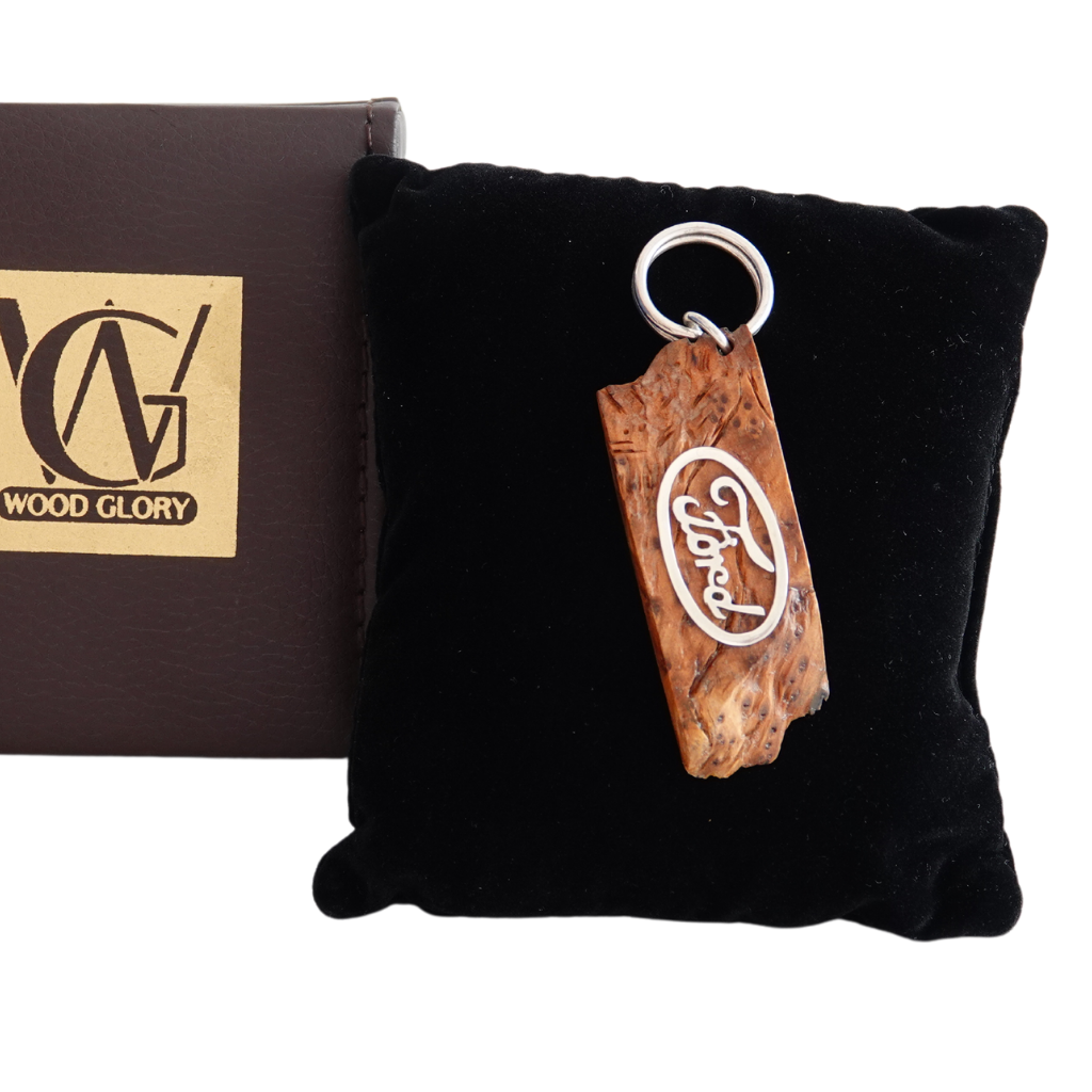 Wood Car Keychain suit for Ford