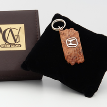 Load image into Gallery viewer, Wood Car Keychain suit for Honda
