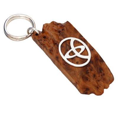 Wood Car Keychain suit for Toyota
