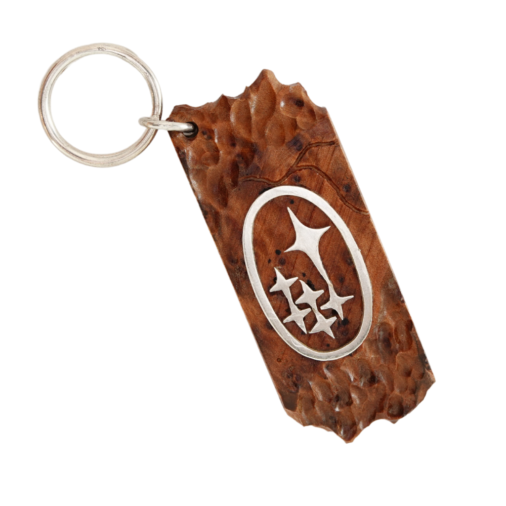 Wood Car Keychain suit for Subaru