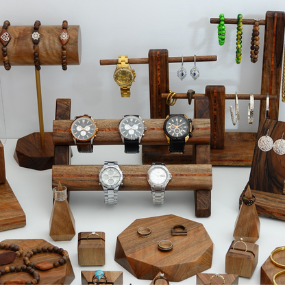 Extra Large Watch Display with luxury hardwood, Watch Storage, Watch Rack, watch organizer, watch holder