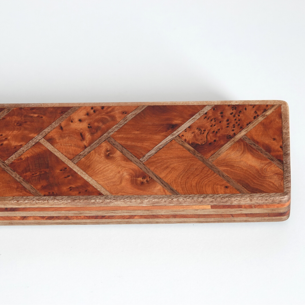 Wood magnetic knife holder