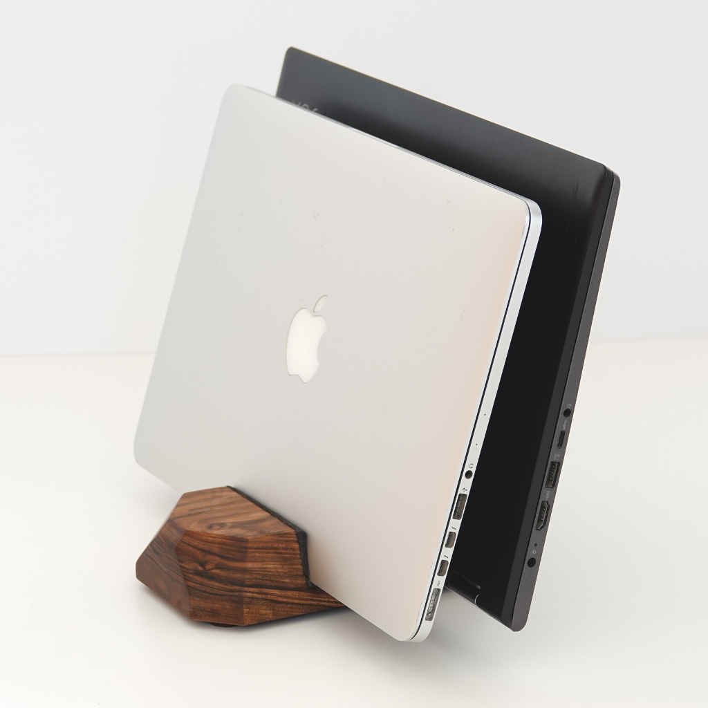 Vertical laptop stand, Dual laptop dock