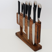 Walnut wood Magnetic knife holder, Magnetic knife stand
