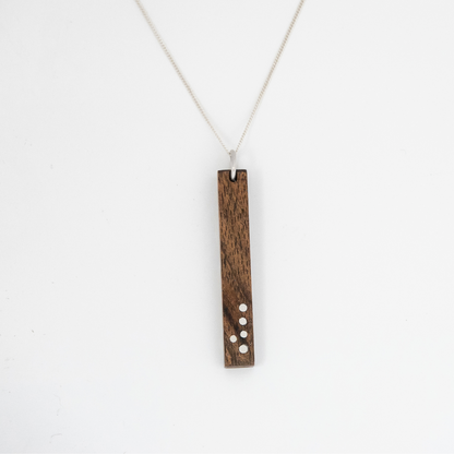 Wood Pendant Necklace, 5th Anniversary Gift For Her, Wood Necklace, Wooden Jewelry, Wood Gift For Her, 5 Year Anniversary Gift for wife