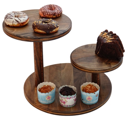 Cake stand dessert display with poles
