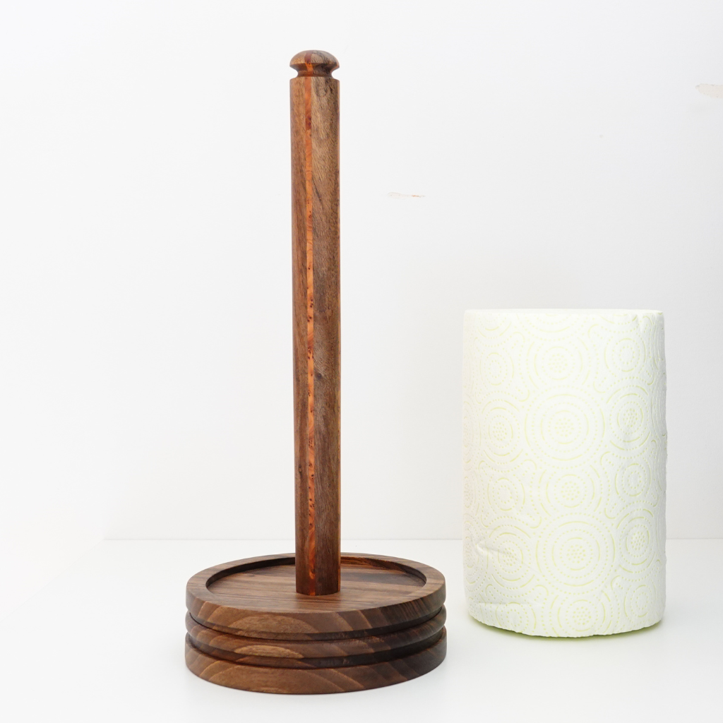 Paper towel holder (Walnut Wood)