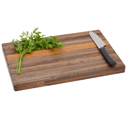 cutting board Walnut and iroko Wood