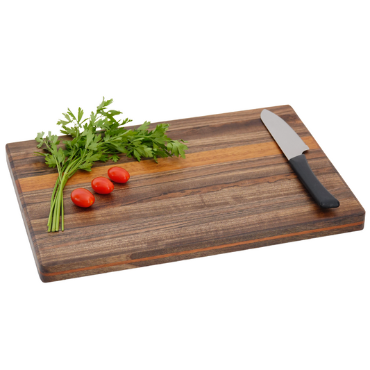 cutting board Walnut and iroko Wood