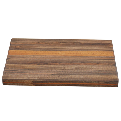 cutting board Walnut and iroko Wood