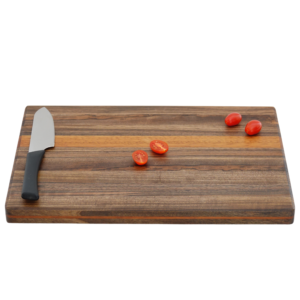 cutting board Walnut and iroko Wood