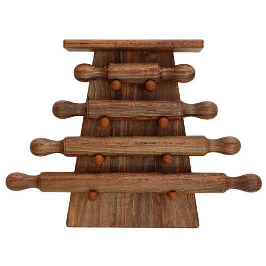 Multiple Rolling Pin Rack, Wooden Rolling Pin Shelf, Rolling Pin, Farmhouse Style Storage