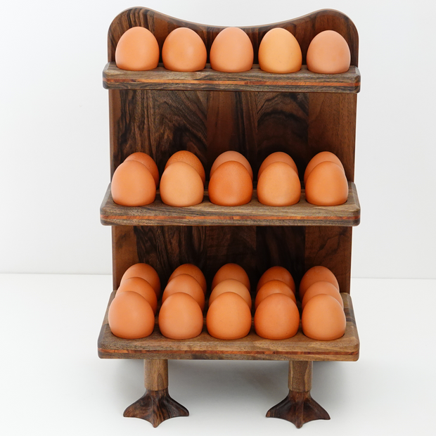 Rustic egg holder. Farmhouse Wood Egg Holder. Egg stand. Wooden Egg Holder